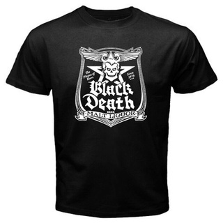 เสื้อผ้าผชเสื้อยืด พิมพ์ลาย Death Beer สีดําS-5XL