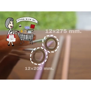 🧋Pre order 🎍 หลอดแก้ว หลอดชาไข่มุก บุก ใหญ่ยาวพิเศษ