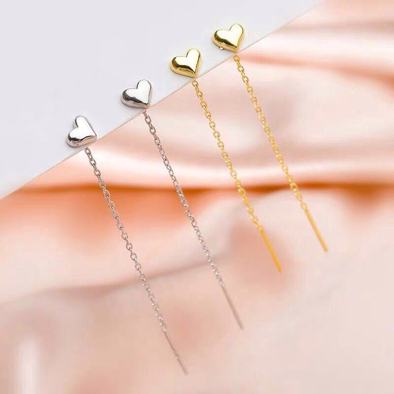 (กรอกโค้ด YAQ6E ลด 60.-) earika.earrings - ต่างหูเงินแท้ S92.5 (เจาะ/หนีบ) เหมาะสำหรับคนแพ้ง่าย-คอลเลคชั่นกลางเดือนกันย