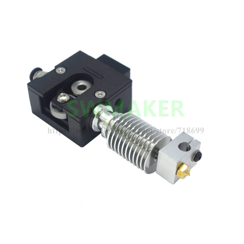 3D Printer Parts All Metal Reprap Bulldog Extruder + E3D V6 Hotend For 1.75/3.00mm Filament
