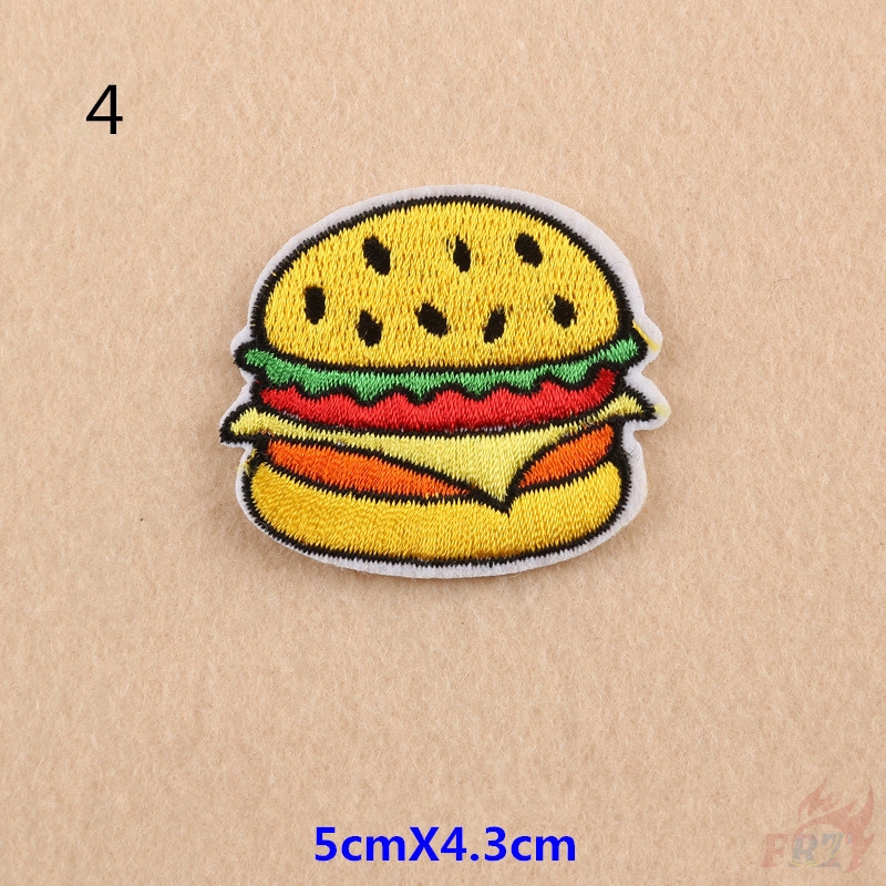 แผ่นแพทช์รูปอาหารสําหรับตกแต่งเสื้อผ้า 1 ชิ้น - รูปที่ 4