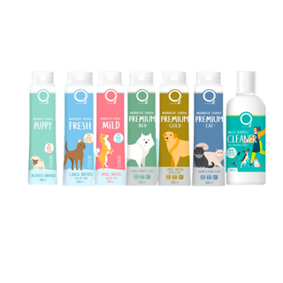 O2 Shampoo โอทู แชมพูสุนัข , แชมพูแมว และ ผลิตภัณฑ์ทำความสะอาดพื้น น้ำยาดับกลิ่น ทำจาก ออแกนนิค 100% ขนาด 500 มล