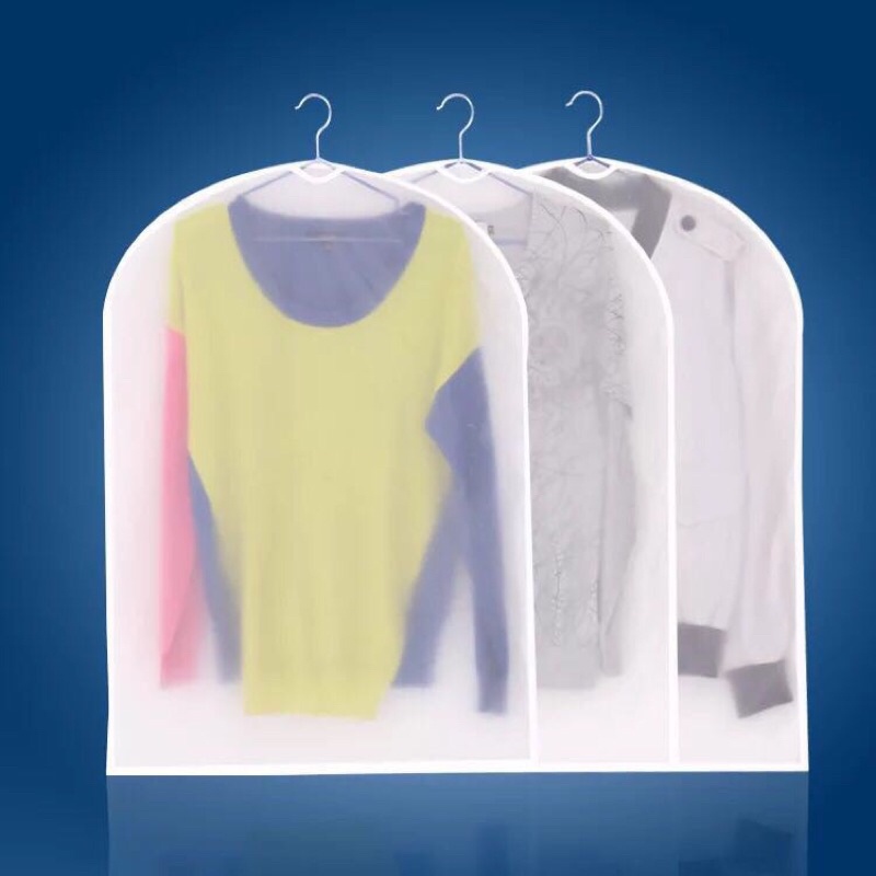kingshipping R422(ร้านไทย) ถุงคลุมเสื้อผ้ากันฝุ่นไม่มีซิป (อุปกรณ์จัดระเบียบในตู้เสื้อผ้า) - รูปที่ 3