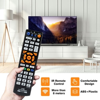 High Quality Universal Smart L336 IR Remote Control With Learning Function Copy for TV CBL DVD SAT STB DVB HIFI TV BOX V