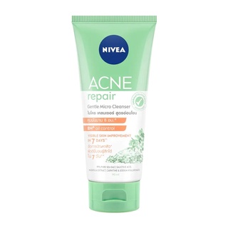 NIVEA Acne Repair Gentle Micro Cleaner นีเวีย แอคเน่ รีแพร์ คลีนเซอร์ 90 มล.