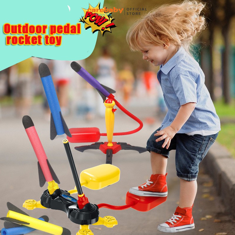พร้อมส่ง จรวจแบบใช้แรงเหยียบ Stomp Rocket rocket launcherToy Rocket for Kids Sturdy Stomp Launching 
