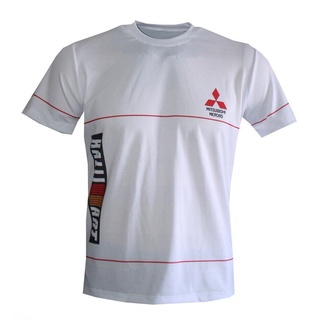 เสื้อยืด พิมพ์ลาย Mitsubishi Ralliart Camiseta Maglietta Evo Sport Tuning Travel Outdoor 6