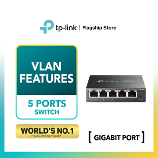 Tp-link 5 พอร์ต Gigabit Unmanaged Pro พร้อมสวิตช์คุณสมบัติ VLAN TL-SG105E