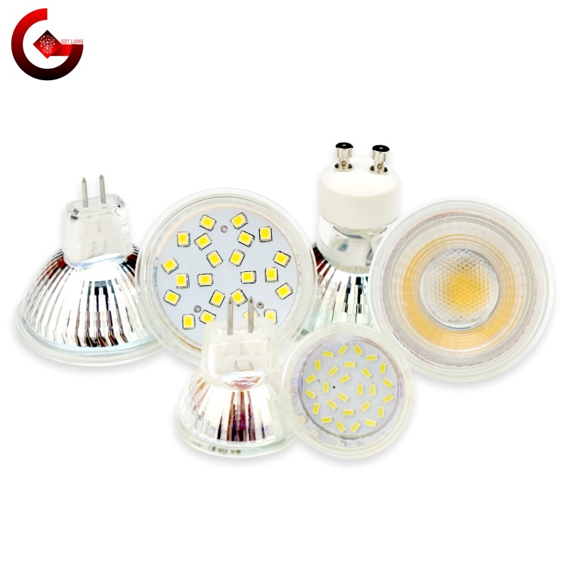 Got Liang หลอดไฟสปอตไลท์ LED 12V 220V MR16 GU10 GU5.3 3W 5W 24 120 องศา สีขาวอบอุ่น