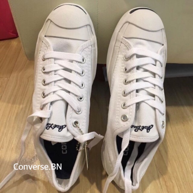 ลดอีก80฿ Converse ✅ใส่โค้ด (ฟรีกล่อง) “NEWBEZ” รุ่นปักลิ้น Purcell Jack