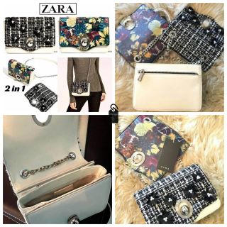 ZARA CROSSBODY BAG WITH INTERCHANGEABLE FLAP