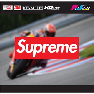 สติกเกอร์Supreme สติกเกอร์ติดรถยนต์ สติกเกอร์ติดมอเตอร์ไซด์ สติกเกอร์ติดกระจก  Laptop หลายขนาด