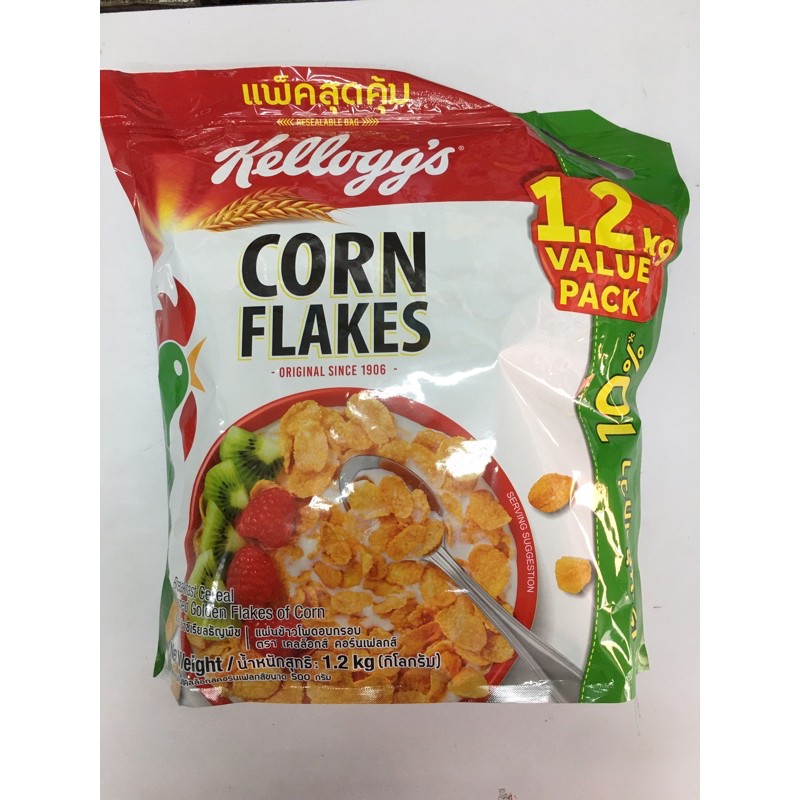 คอร์นเฟลก เคนล็อก kellogg’s corn flakes ขนาด 1.2กก