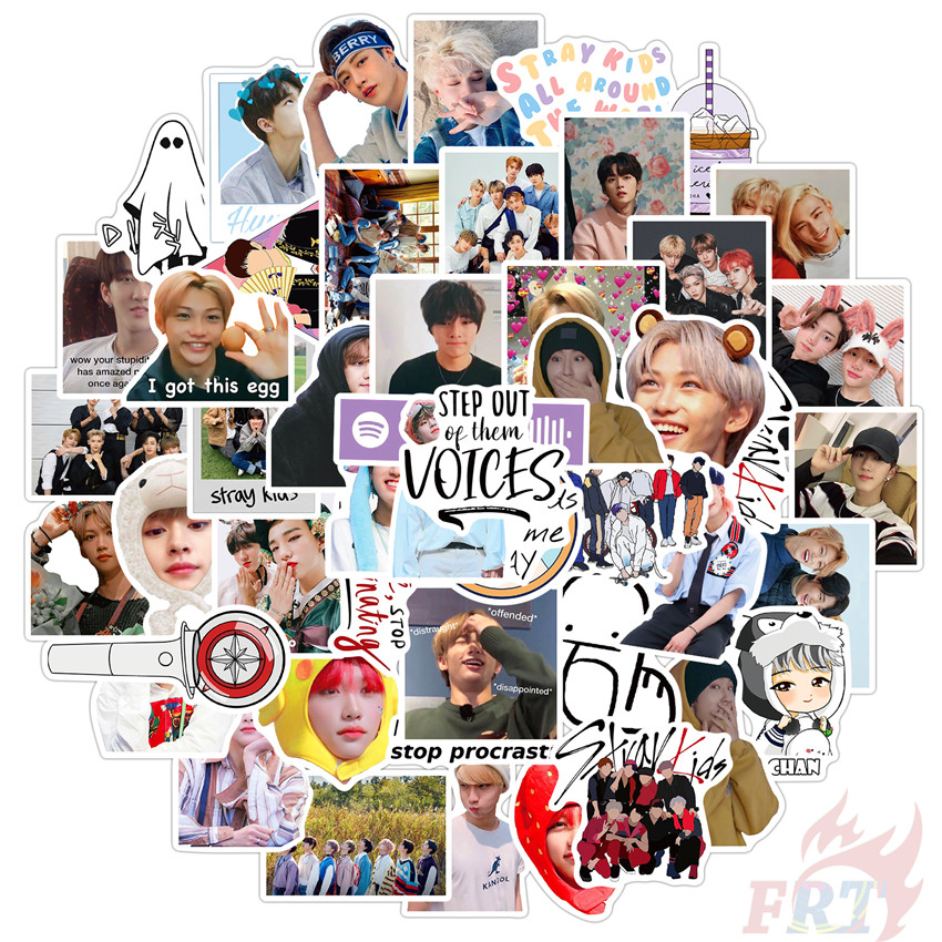 50Pcs/Set Stray Kids Series 03 สติ๊กเกอร์ KPOP JYP Entertainment Boy Star DIY Fashion Mixed Waterproof Doodle Decals สติ๊กเกอร์
