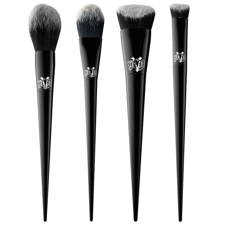 Kat Von D 4PCs ชุดแปรงแต่งหน้า (KVD) แป้ง/รองพื้น/คอนซีลเลอร์/เซ็ต