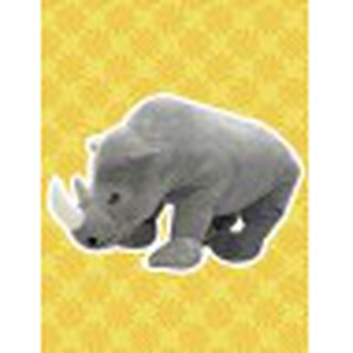 (งานแท้) (ตุ๊กตา) Land Creatures - Big Plushy (Rhinoceros)