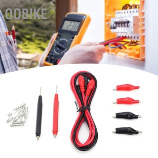 6 in 1 Multifunction Digital Multimeter Test Lead Probe Wire Pen Cable Aligator Clip Set Kit