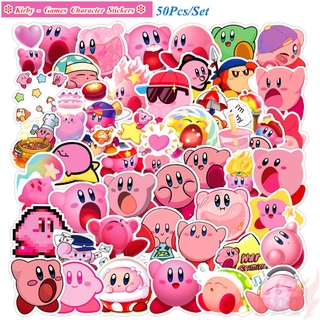 ❉ Kirby - Series 02 Anime Games Kawaii Cartoon Character สติ๊กเกอร์ ❉ 50Pcs/Set DIY Fashion Luggage Laptop Skateboard Decals Doodle สติ๊กเกอร์