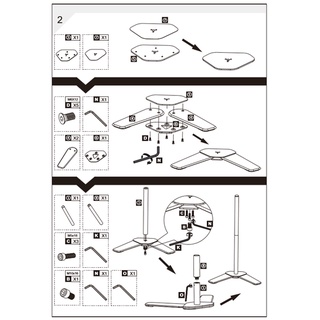 ขาตั้งจอมอนิเตอร์ 4 จอ แบบยึดขอบโต๊ะ(10"-27") รุ่น M044 //2686//