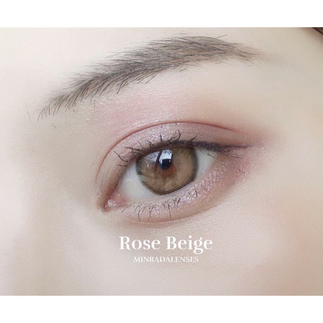 Rose beige 🔥 คอนแทคเลนส์สายเกาเหมือนตาสีนี้แต่เกิด