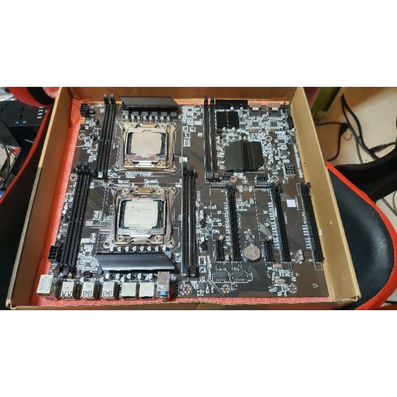 Xeon​ E5 2620v3 ×2​ 12c​ 24t X99 DUO​ CPU​ ZX-Du99d4x8_V1.1 DDR4​