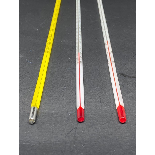 Thermometer เทอร์โมมิเตอร์ แท่งแก้ว มีแบบแอลกอฮอล์ และแบบปรอท -10-110C, 0-100C, 0-200C Alcohol, Merc