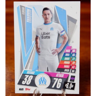 การ์ด​ Match Attax UEFA  2020/21 ชุด Base Card ทีมโอลิมปิก มาร์กเซย (Olympique de Marseille)