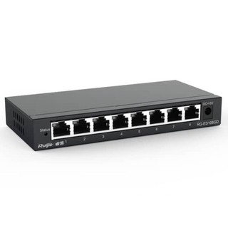 Reyee RG-ES108GD Gigabit Switch 8 Port Unmanaged แบบ Desktop Case เหล็ก