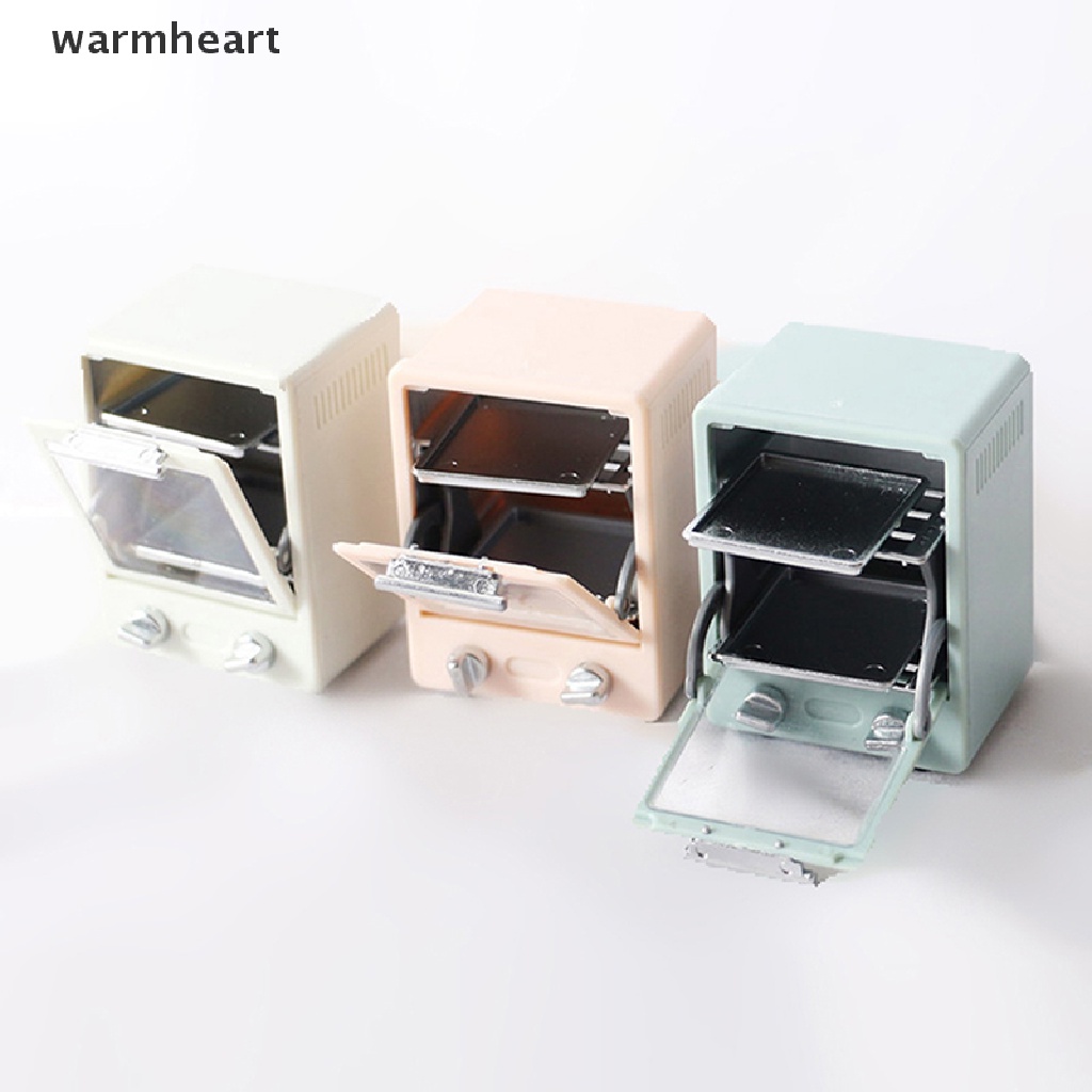 (warmheart) เตาอบไมโครเวฟไฟฟ้า ขนาดเล็ก สําหรับตกแต่งบ้านตุ๊กตา