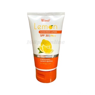 ✅ถูก/แท้ CIVIC LEMON SUNSCREEN LOTION SPF30 PA++