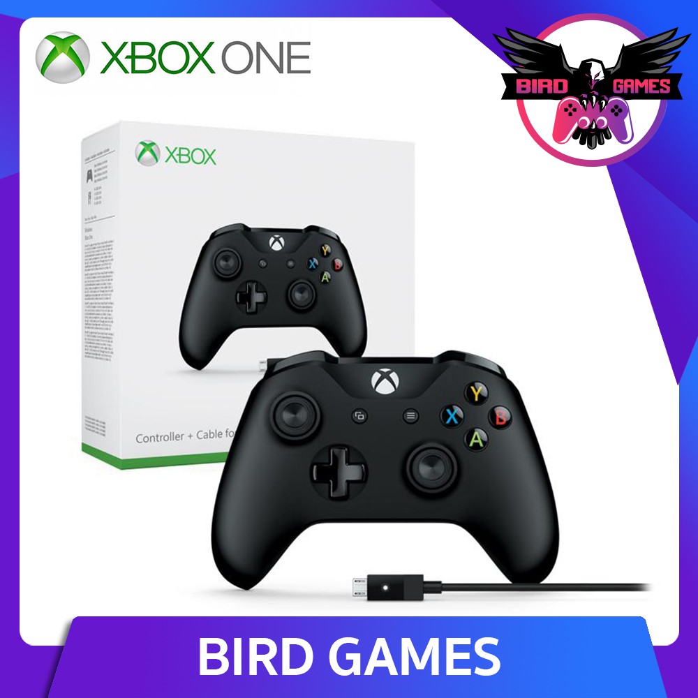 จอย XBOX ONE S [Gen3] + cable for windows สายยาว 2.7m สีดำ รุ่นใหม่ [XBox S Wireless Controller