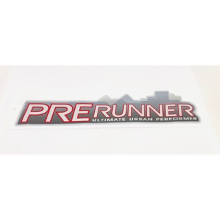 สติ๊กเกอร์ PRERUNNER ULTIMATE URBAN PERFORMANCE  ติดแก้มท้าย Toyota vigo รุ่นแรก