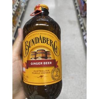 เครื่องดื่ม รสขิง อัดก๊าซ ตรา บันดาเบิร์ก 375 Ml. Ginger Beer ( Bundaberg Brand ) จินเจอร์ เบียร์