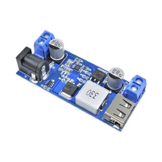 DIYMORE ใหม่ LM2596S DC-DC 24 V/12 V To 5V 5A ขั้นตอนลงแหล่งจ่ายไฟ Buck Converter ปรับ USB Step-down โมดูลชาร์จ