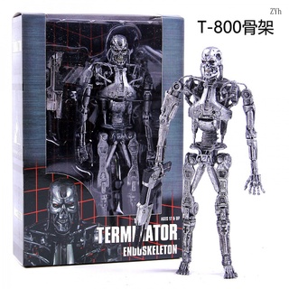 NECA Terminator T800 โครงกระดูก ทหารในอนาคต T1000เครื่องกล โมเดลมือ บรรจุกล่อง
