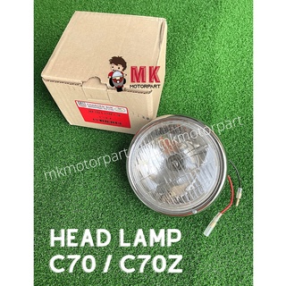 (ไทย) หลอดไฟหน้า ซ็อกเก็ต คุณภาพสูง สําหรับ Honda C70 C70z Lampu Depan Siap