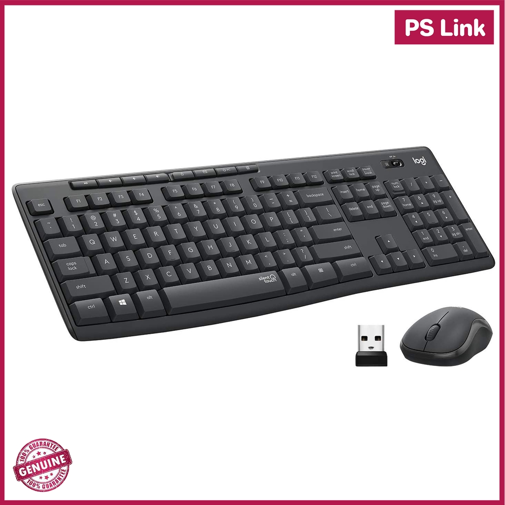 Logitech MK295 Silent Wireless Combo เมาส์ คีย์บอร์ดไร้สาย ของแท้ (TH/ENG) (920-009815)