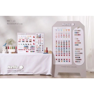 (เบอร์​51-100)ยาทาเล็บสีเจลแบรนด์​ Hello nail สีเจลเกาหลี ปริมาณ​15​ml.