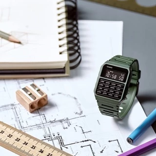 Casio รุ่น CA-53WF นาฬิกาข้อมือพร้อมเครื่องคิดเลข สไตล์วินเทจ ประกันร้าน 1 ปีเต็ม