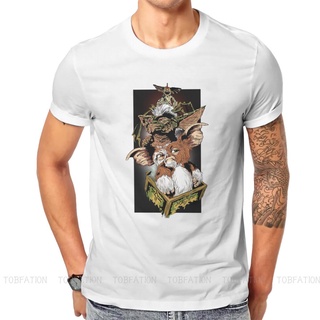 เสื้อยืดแขนสั้น คอกลม ทรงหลวม พิมพ์ลาย Gremlins Mogwai Gizmo Film สไตล์ฮิปสเตอร์ สําหรับผู้ชาย