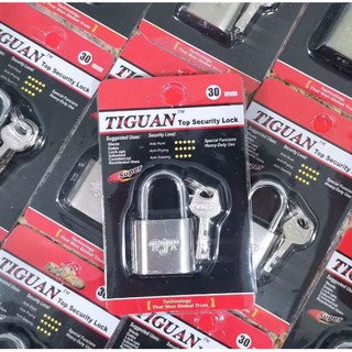 Tiguan super lock กุญแจล็อคอเนกประสงค์สแตนเลส ไซด์ 30mm