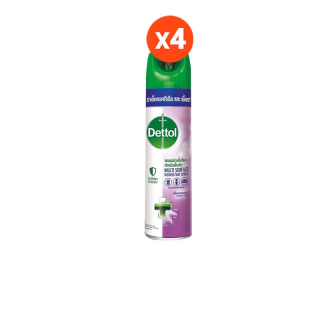 Dettol Disinfectant Spray Lavender 450 ml x4