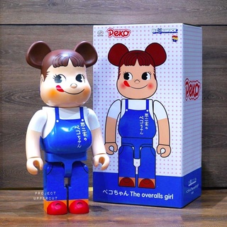 BE@RBRICK 1000% FUJIYA : The Overalls Girl Peko-Chan [New]