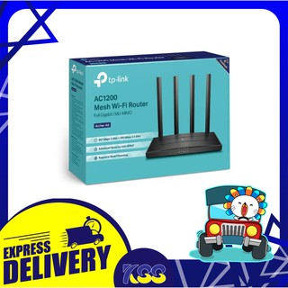 TP-Link Archer C6 AC1200 Wireless MU-MIMO Gigabit Router รับประกันตลอดอายุการใช้งาน