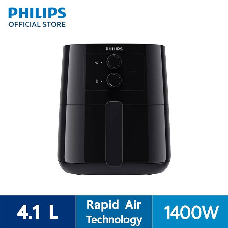 Philips Essential Airfryer หม้อทอดไร้น้ำมัน หม้อทอดอากาศ ฟิลิปส์ รุ่น HD9200/91