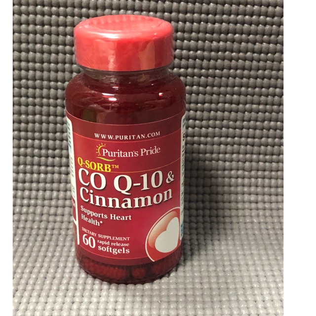 Co q10 จาก Puritan จาก🇺🇸บำรุงหัวใจ 60 เม็ด ราคา420บาท