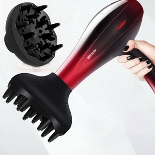 Universal Hair Dryer Diffuser Head Cover Hairdressing Blower Styling Salon Curly professional shaping Black Plastic