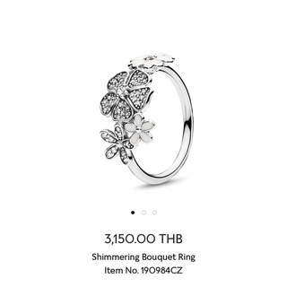 Pandora Shimmering Bouquet Ring