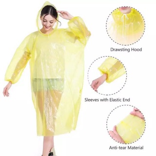 Raincoat เสื้อกันฝน เนื้อหนา ซื้อ 4 แถม 1