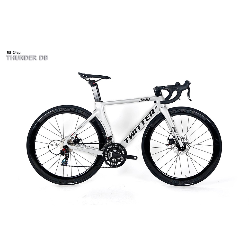 จักรยานเสือหมอบ Twitter Thunder RS 24 sp. เฟรมคาบอน ล้ออลู ผ่อน 0% 10 เดือน  ไซส์ 48